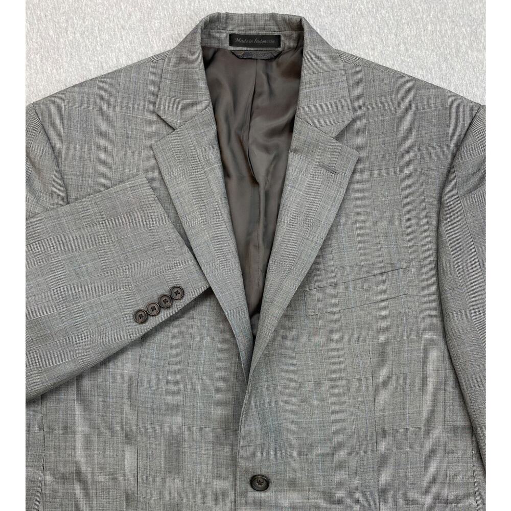 Lauren Ralph Lauren Blazer‎ Mens 40R Plaid 100% Wool 2-Button Single Breasted
